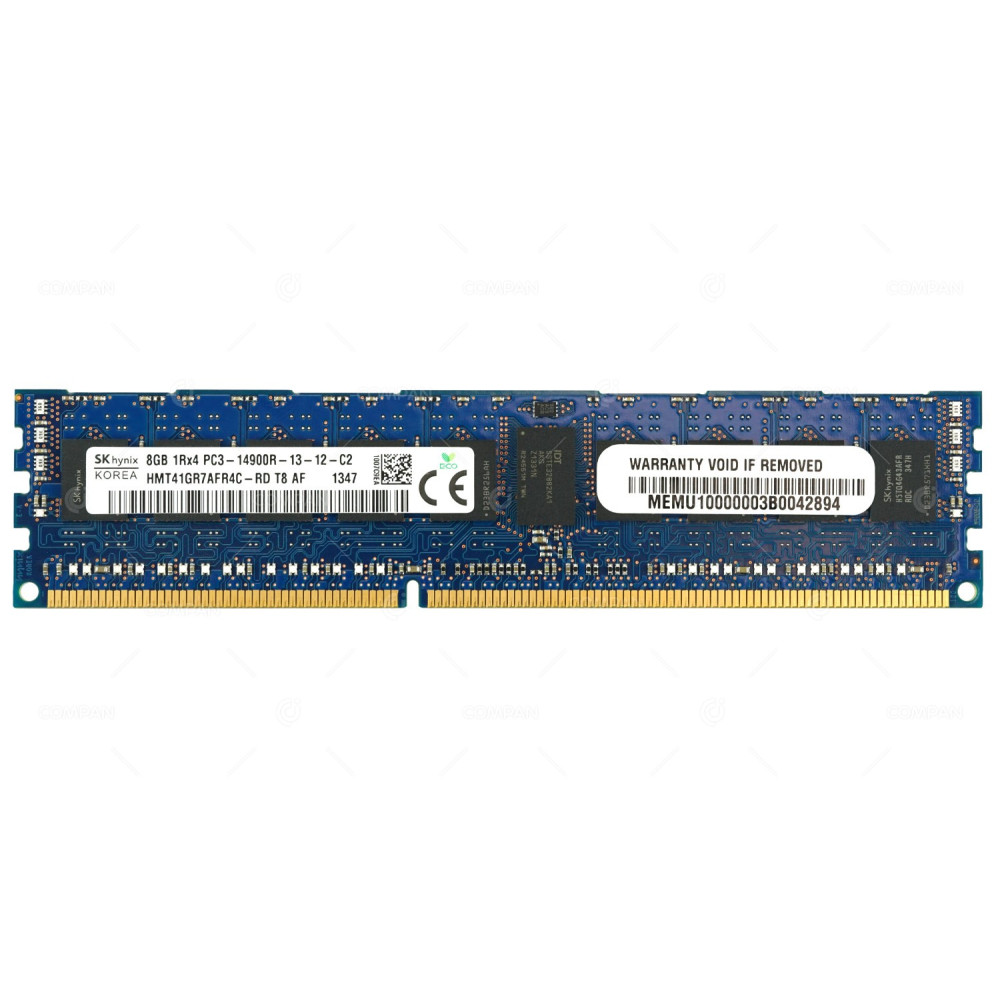 HMT41GR7AFR4C-RD HYNIX MEMORY 8GB 1RX4 PC3 14900R DDR3 -